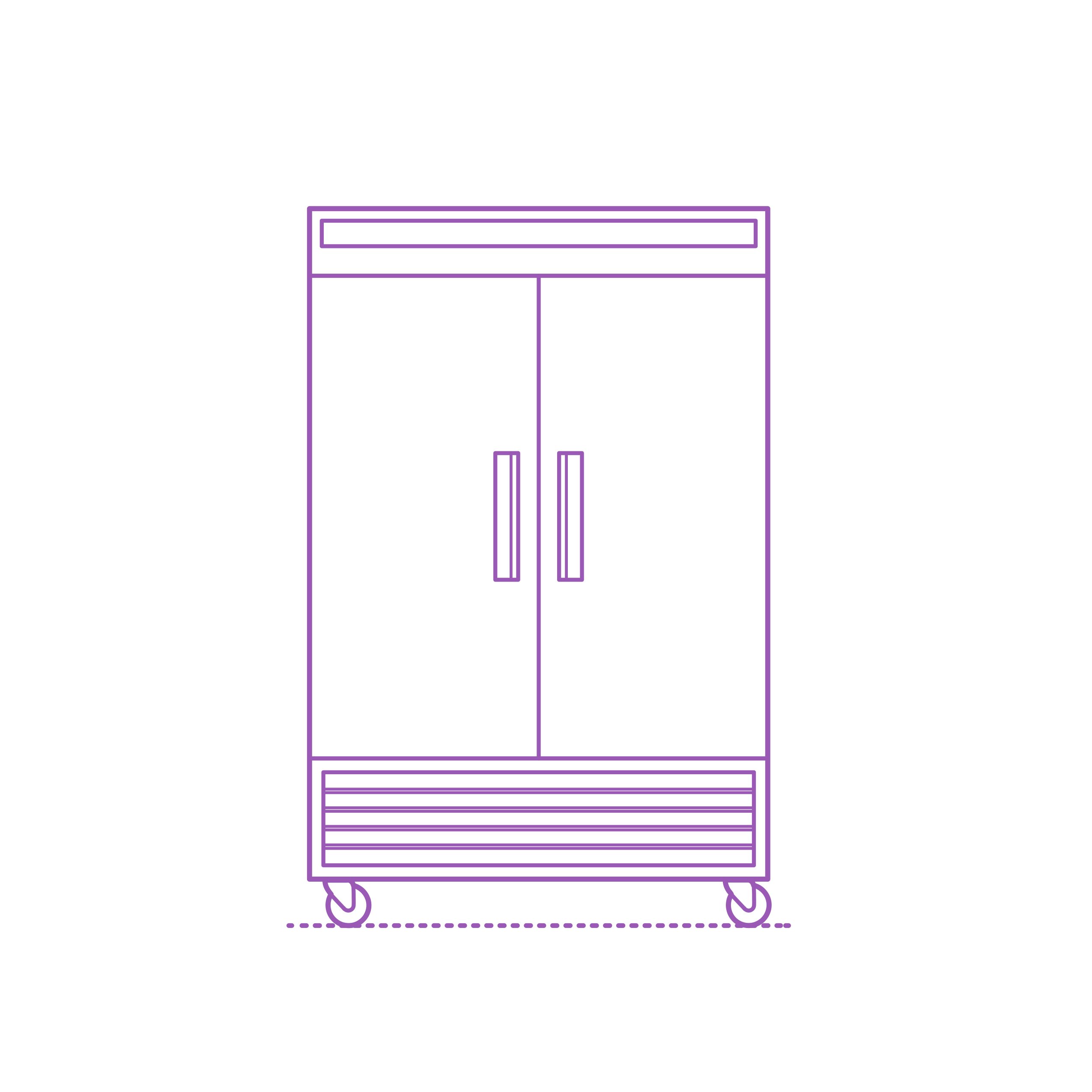 Fixture Types Freezer Outline Icon Svg Set Free Vectors